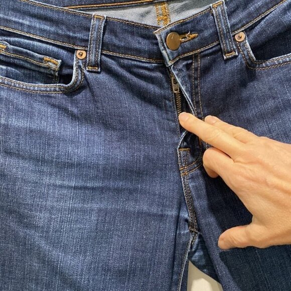 J Brand Blue Skinny Leg Jeans size 27 - Picture 4 of 14